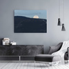 Canvas Print Nature Rising Moon 40x30 cm