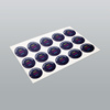 STICKERS with LOGO Square with print Waterproof Text Photo 50x50 mm