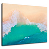 Canvas Print Waves Water Shore Sand 100x80 cm