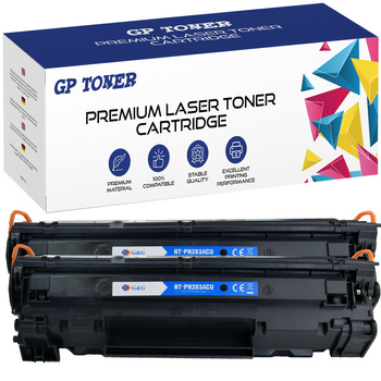 Set of 2x Replacement Toner for HP LaserJet Pro M225dw M125a M127fn 83A CF283A GP-HCF283A Printer x2