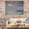 Canvas Print Nature Setting Sun 40x30 cm