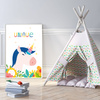 Children's Unicorn Poster 21X29.7 cm