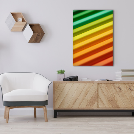 Canvas Print Abstract Colorful RGB Lights 80x120