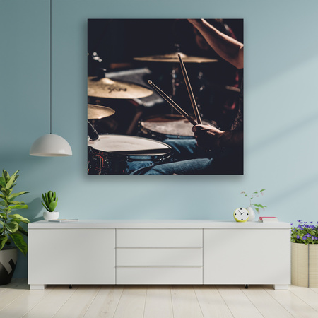 Canvas Print Music Percussion Drums 90x90