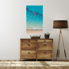 Canvas Print Kayak Beach People Rest 80x120 cm