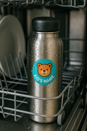 STICKERS with LOGO Square with print Waterproof Text Photo 50x50 mm