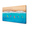 Canvas Print Boats on the Shore Sand Water 100x80 cm