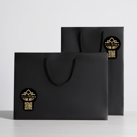 STICKERS with LOGO QR code printed Waterproof Text Photo 50x100 mm