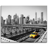 Canvas Print Architecture New York Taxi 100X80 cm
