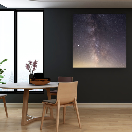 Canvas Print Stars Sky Space Night 90x90
