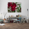 Canvas Print Botanical Red Roses 40x30 cm
