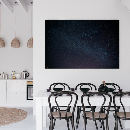 Canvas Print Space Stars Sky at Night 40x30 cm