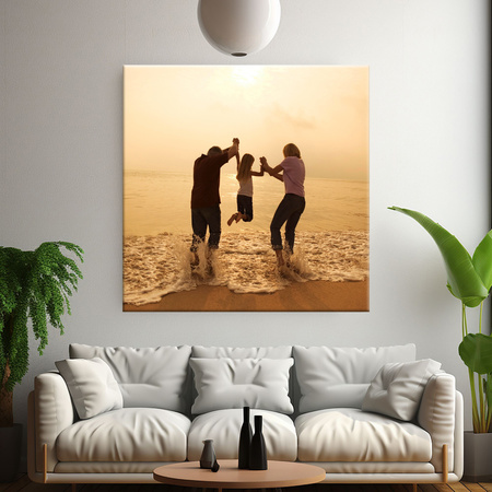 Personalized Custom Canvas Print - Your photo on Canvas 90x90 cm