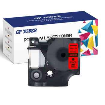 DYMO D1 7m 6mm yellow-black tape GP-DY43617