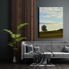 Canvas Print Nature Tree in Field 40x120 cm