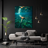Canvas Print People Ocean Diving 30x40 cm
