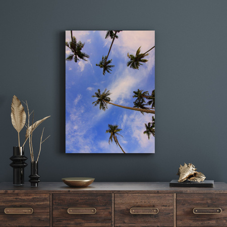 Canvas Print Nature Coconut Palm Trees 30x40 cm