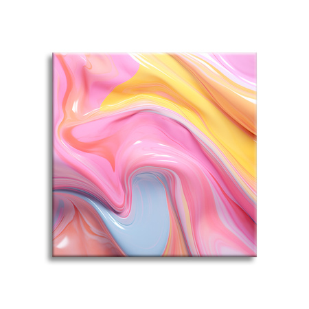 Canvas Print Abstract world full of colors 90x90