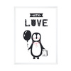 Birthday Poster With love_2 21X29.7 cm + white frame