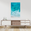 Canvas Print Shore Crazy Water Waves 80x120 cm