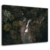 Canvas Print Nature Waterfall from a bird's eye view 40x30 cm