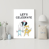 Let's celebrate Birthday Poster_2 40X50 cm