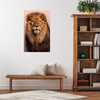 Canvas Print Lion Face Beauty Mane Hair 80x120 cm
