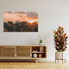 Canvas Print Trees Sunset Clouds Sky 120x80 cm