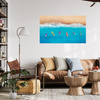 Canvas Print Boats on the Shore Sand Water 100x80 cm