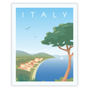 Poster Country of Italy 40X50 cm + gold frame