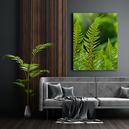 Canvas Print Botany Fern Leaves 30x40 cm