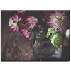 Canvas Print Botany Flowers in a Vase 40x30 cm