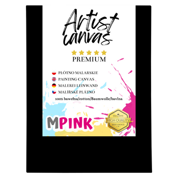 Painting canvas 70X110 cm Black canvas Ideal for painting