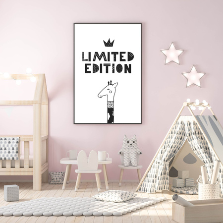 Children's poster Limited edition 40X50 cm + gold frame