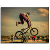 Canvas Print Youth Bike Acrobatics 40x30 cm