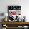 Your photo as a poster 21x29,7 cm + black photo frame