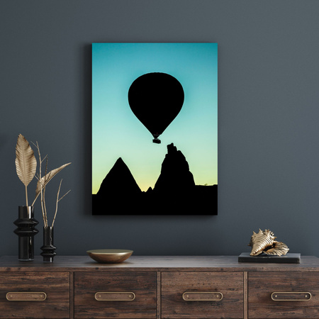 Canvas Print Nature Balloon Flight 30x40 cm