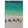 Canvas Print Beach Rest Holidays Water Waves 80x120 cm