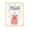 Poster Baby Yeah! 40X50 cm + gold frame
