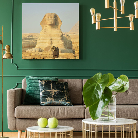 Canvas Print Architecture Egypt Sphinx 40x40 cm