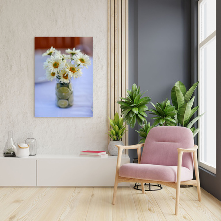 Canvas Print Botany Daisy Bouquet 30x40 cm