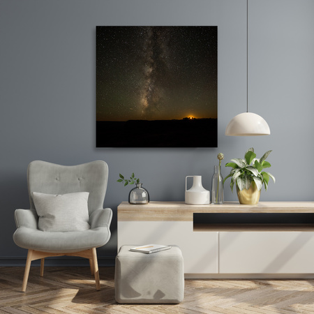 Canvas Print Space Stars Galaxy 90x90