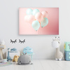 Canvas Print Balloons Pink Blue 90x60
