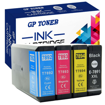 Set 4x Ink cartridges for Epson Epson WF-5110DW WorkForce Pro Kit GP-E7895CMYK