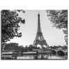 Canvas Print Architecture Eiffel Tower Black and White 40X30 cm