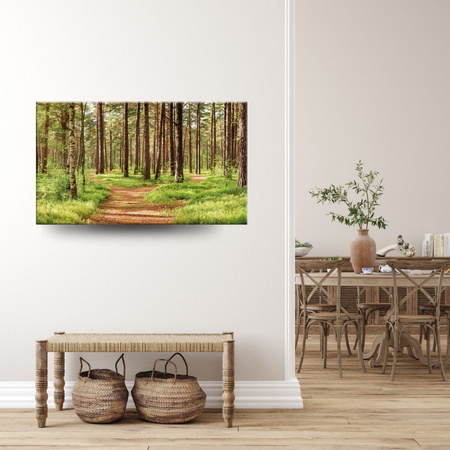 Canvas Print Path in the Forest Trees Nature 120x80 cm