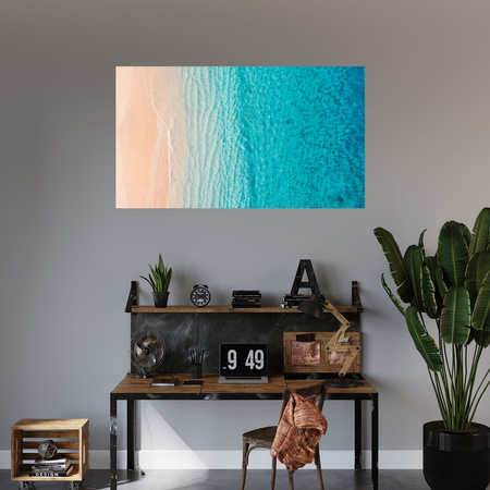 Canvas Print Beach and Sea Water Waves Nature 100x80 cm