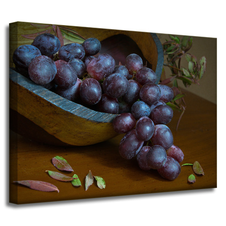 Canvas Print Kitchen Grape 40x30 cm