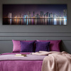 Canvas Print Architecture City Night 120X40 cm
