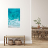 Canvas Print Shore Crazy Water Waves 80x120 cm